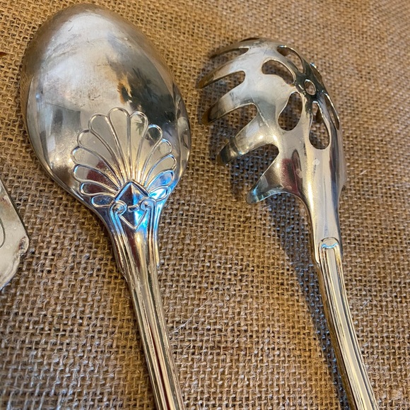 Vintage Silver Plated Serving Utensils - Picture 7 of 8